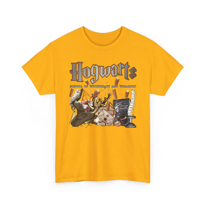 Hogwarts-Themed Unisex Cotton Tee