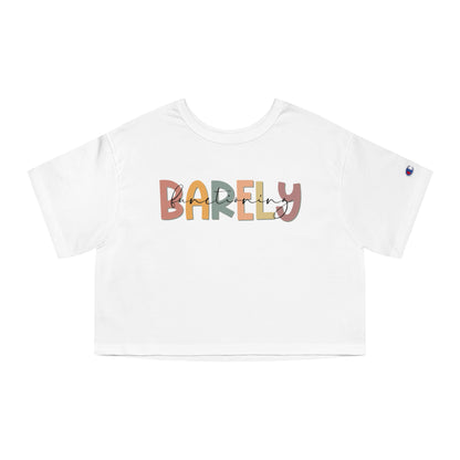 barely functioning Champion Women's Heritage Cropped T-Shirt