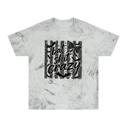 Bat shit crazy Unisex Color Blast T-Shirt