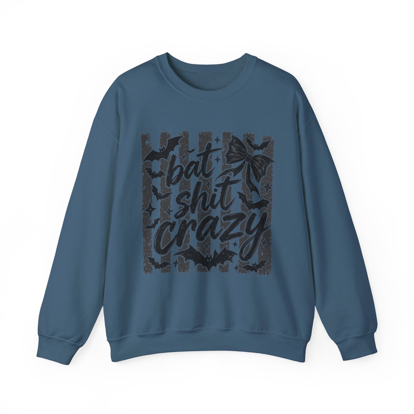 Bat shit crazy Unisex Heavy Blend™ Crewneck Sweatshirt