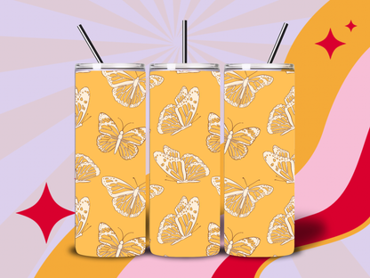 Flutter garden 20oz Tumbler