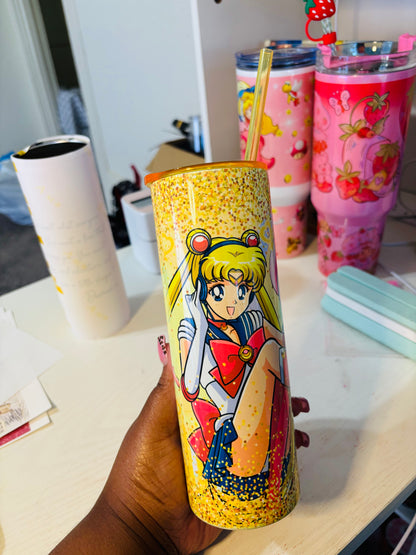 Sailor moon 20oz tumbler