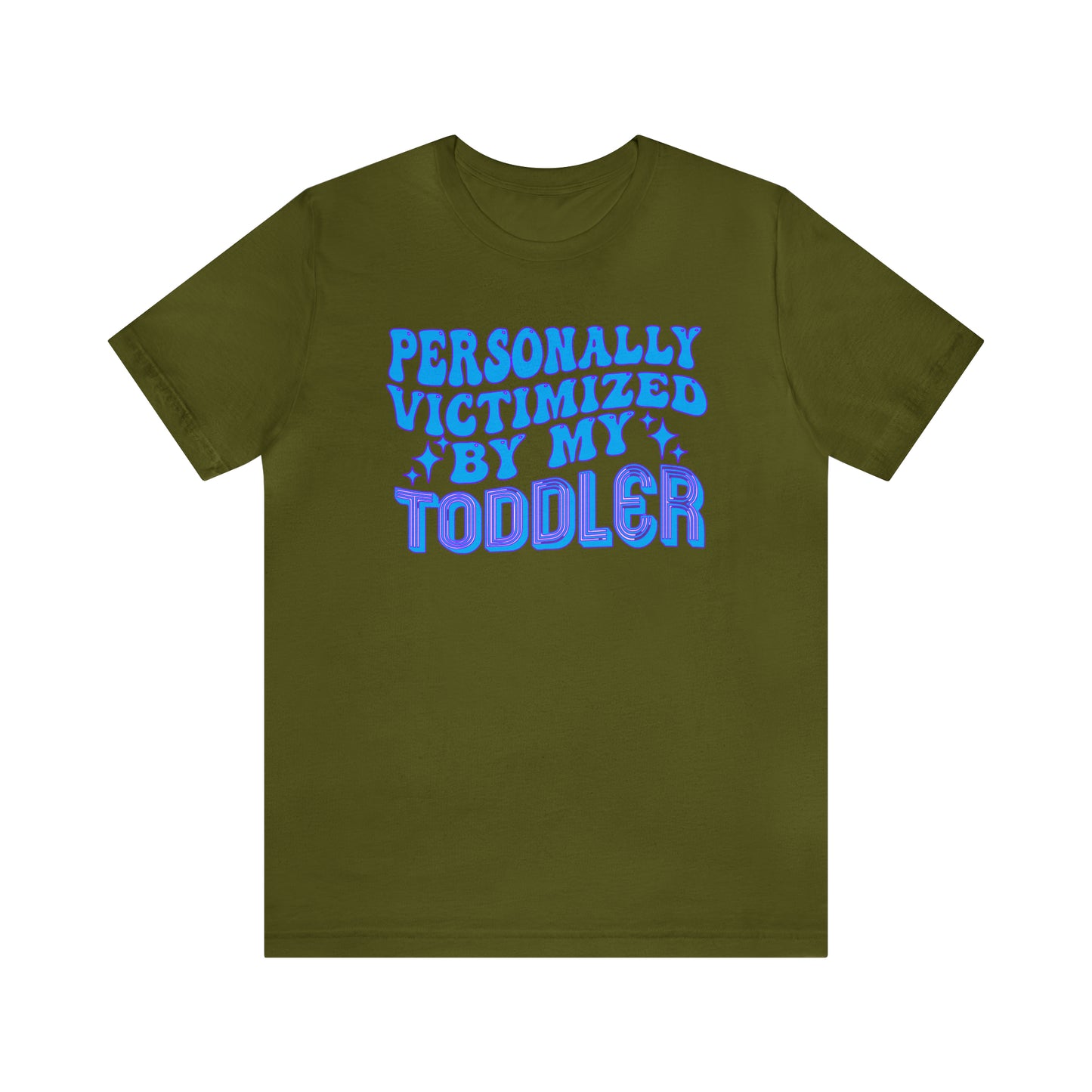 Victimized by my toddler Unisex Jersey Short Sleeve Tee