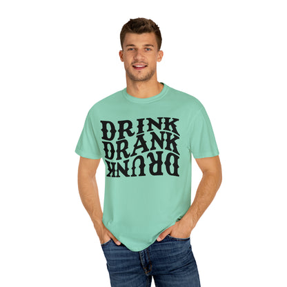 Drunk Unisex Garment-Dyed T-shirt