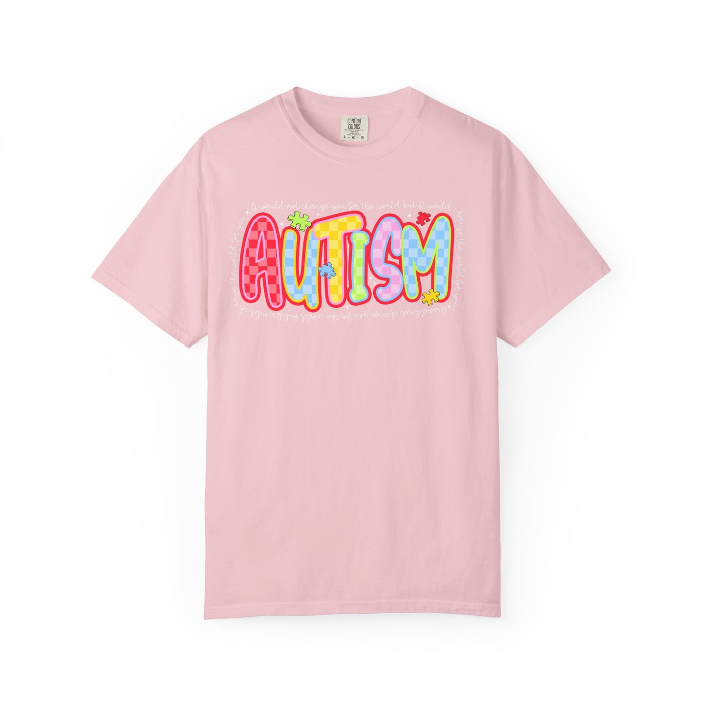 T-Shirt — Colorful 'Autism' Pride Graphic Tee