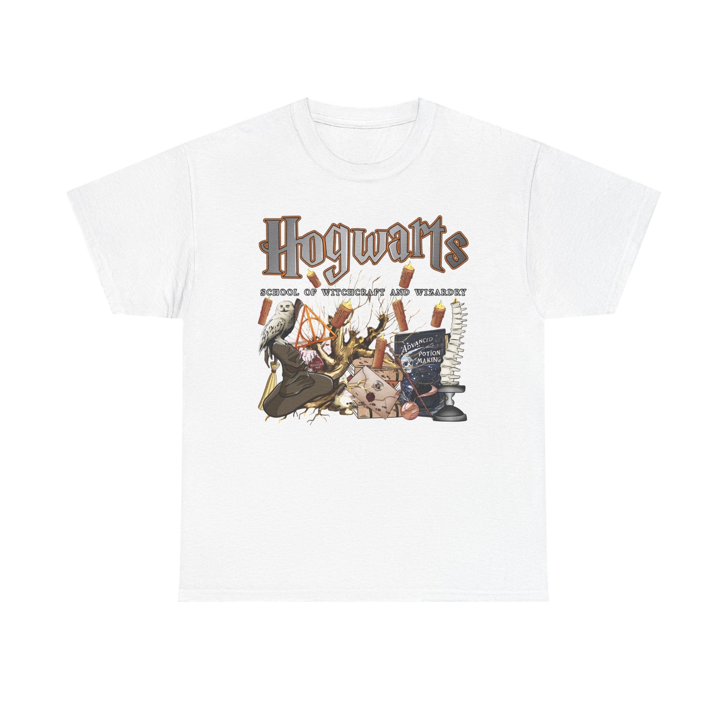Hogwarts-Themed Unisex Cotton Tee