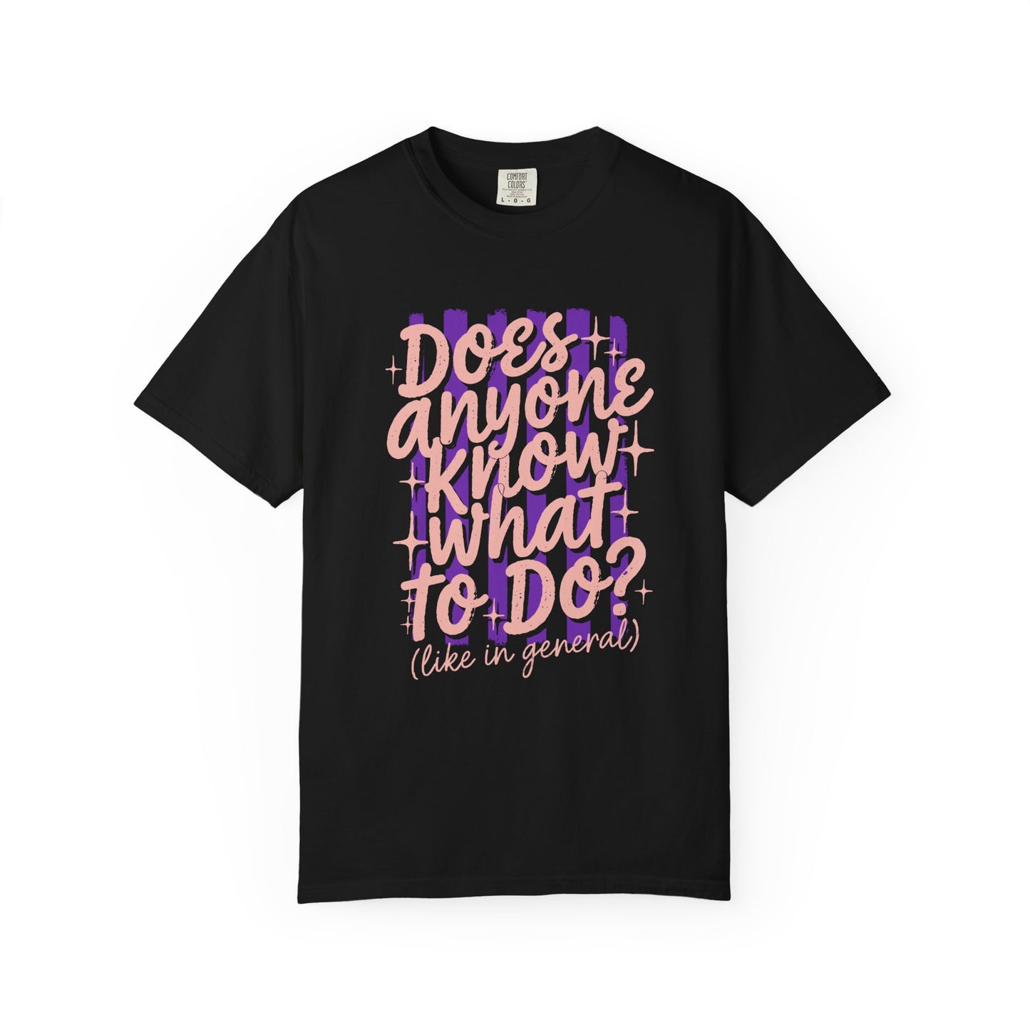 Does anyone know what to do Unisex Garment-Dyed T-shirt