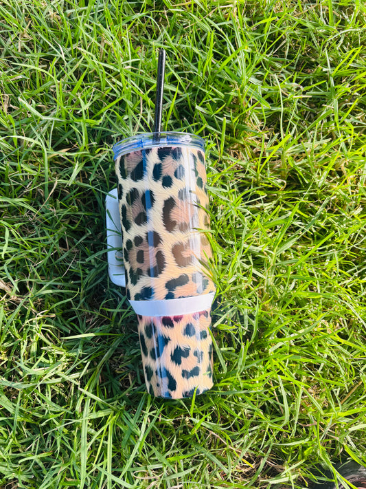 Leopard 40oz tumbler