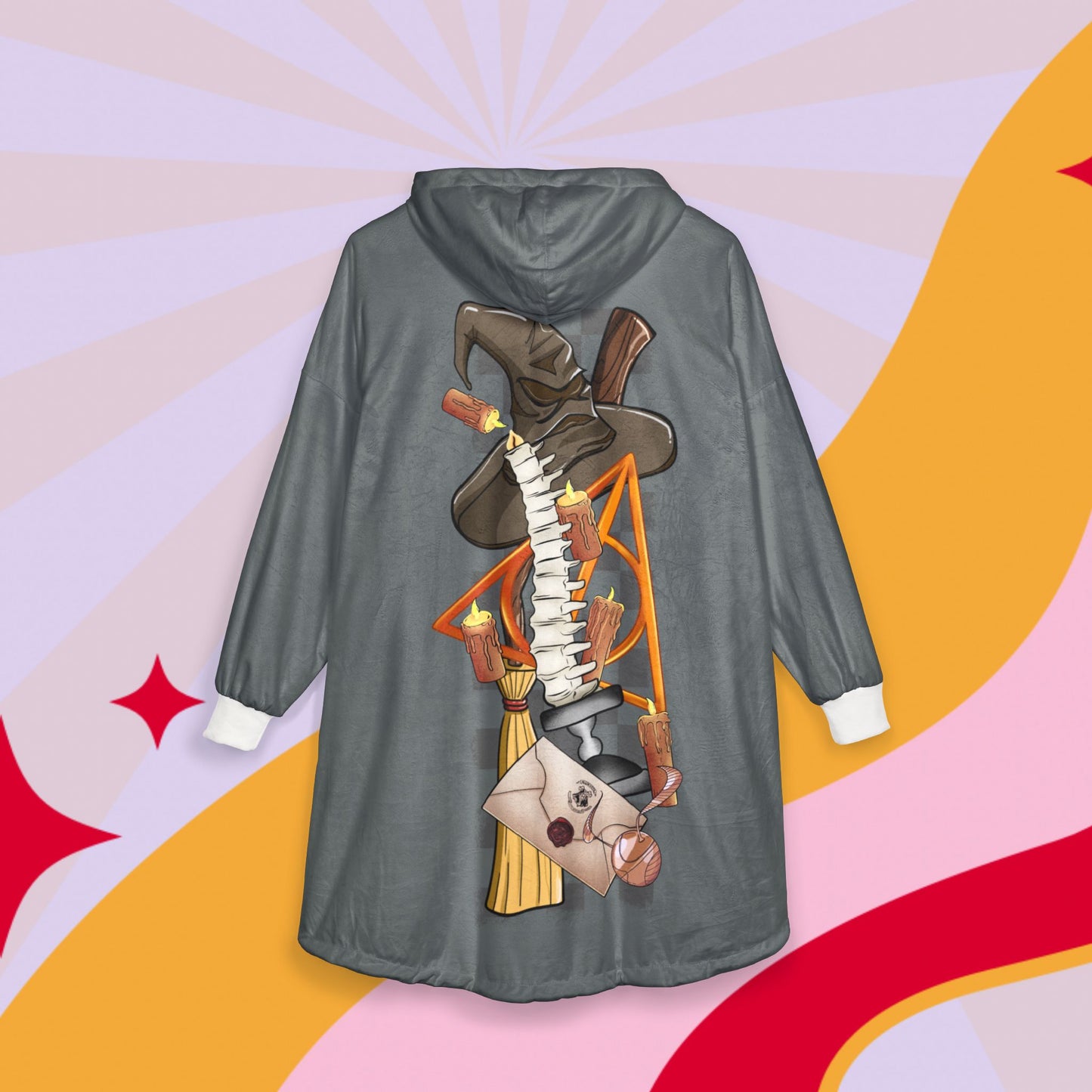 Hogwarts Cozy Unisex Hooded Blanket