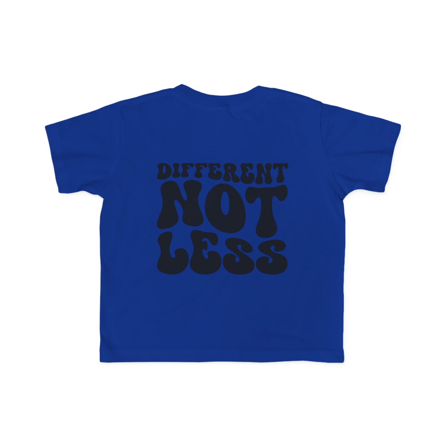 different not less Toddler's Fine Jersey Tee