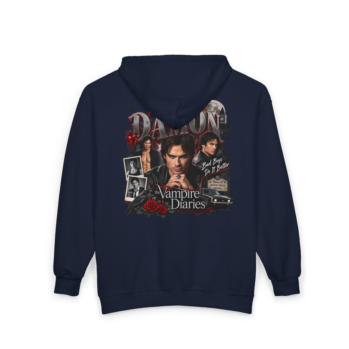 Team  Damon Unisex Heavy Blend™ Full Zip Hooded Sweatshirt