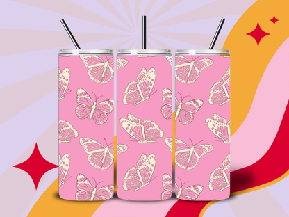 Flutter garden 20oz Tumbler