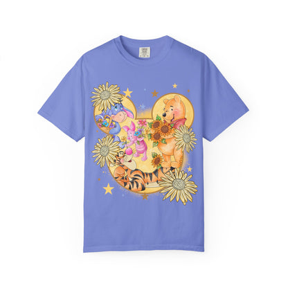 Pooh and crew Unisex Garment-Dyed T-shirt