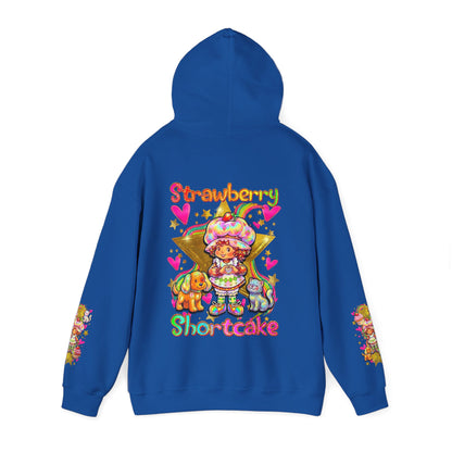 Strawberry Shortcake Hoodie — Cute Retro Cartoon Hooded Sweatshirt