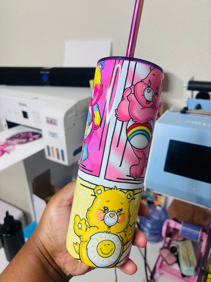 Cute care bears 20 tumbler