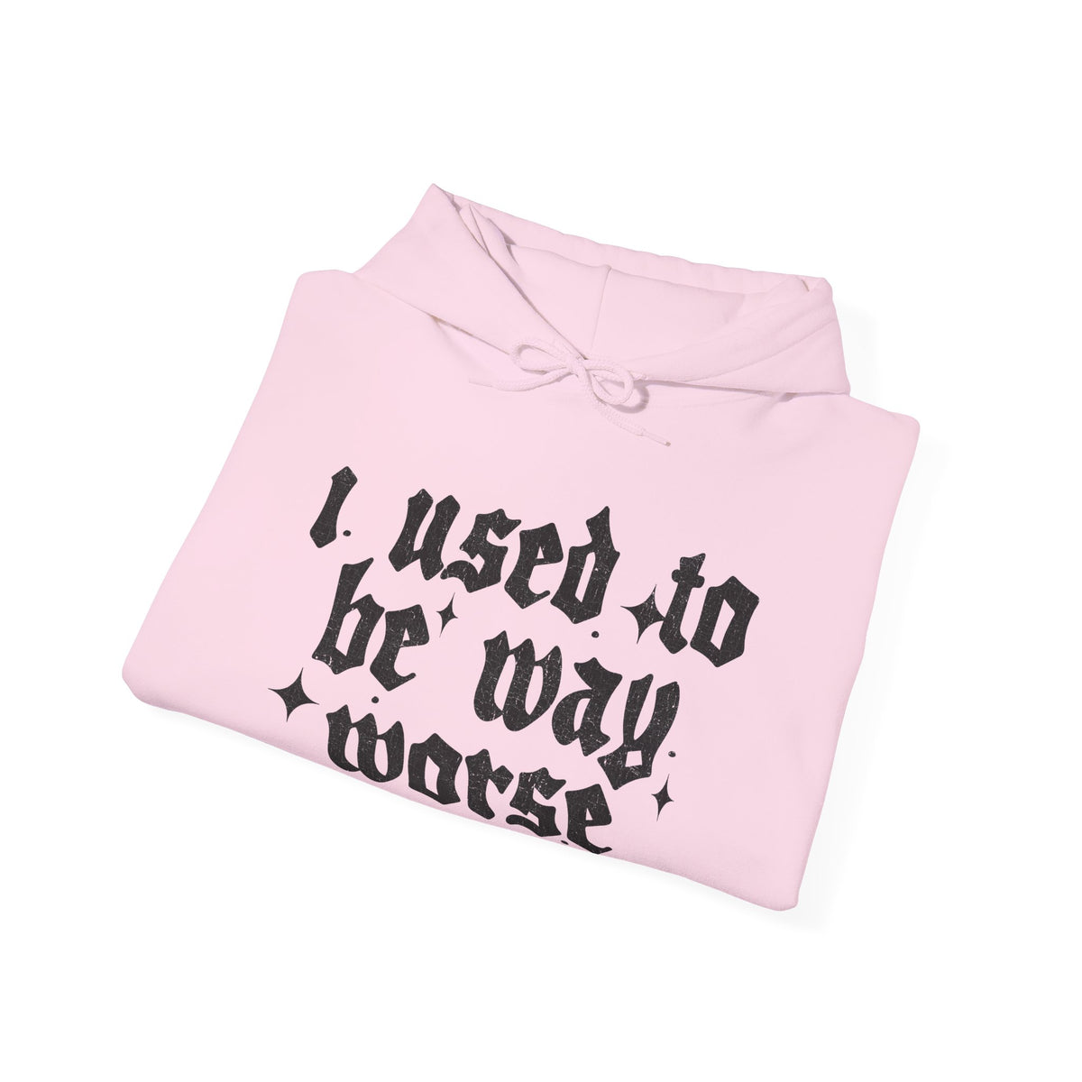 I use to be worse Unisex Heavy Blend™ Hooded Sweatshirt