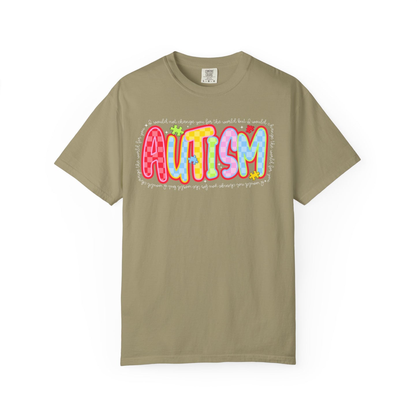 T-Shirt — Colorful 'Autism' Pride Graphic Tee