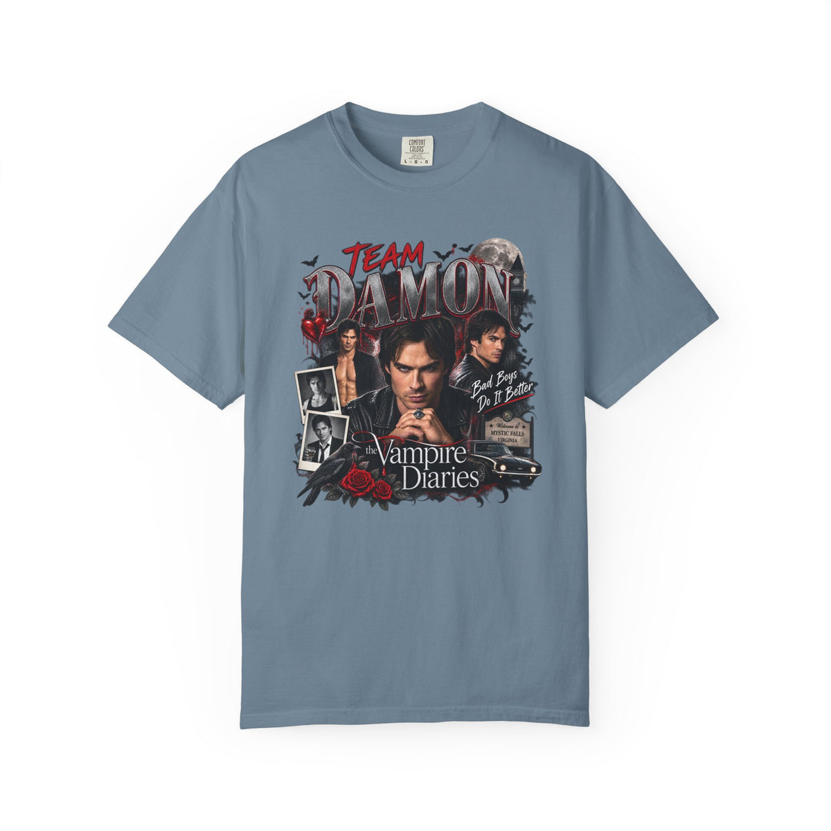 Team Damon Unisex Garment-Dyed T-shirt
