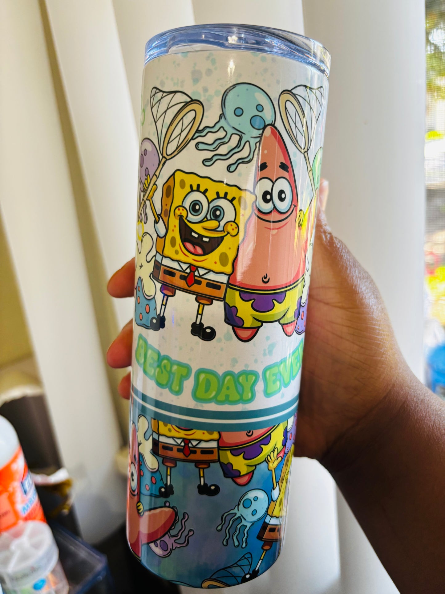 SpongeBob best day ever 20oz tumbler