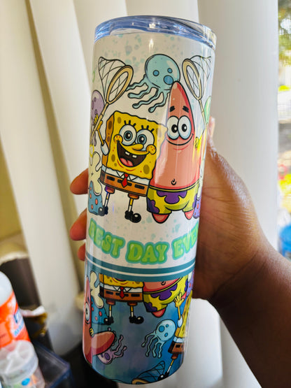 SpongeBob best day ever 20oz tumbler