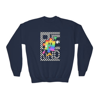 be kind Youth Crewneck Sweatshirt