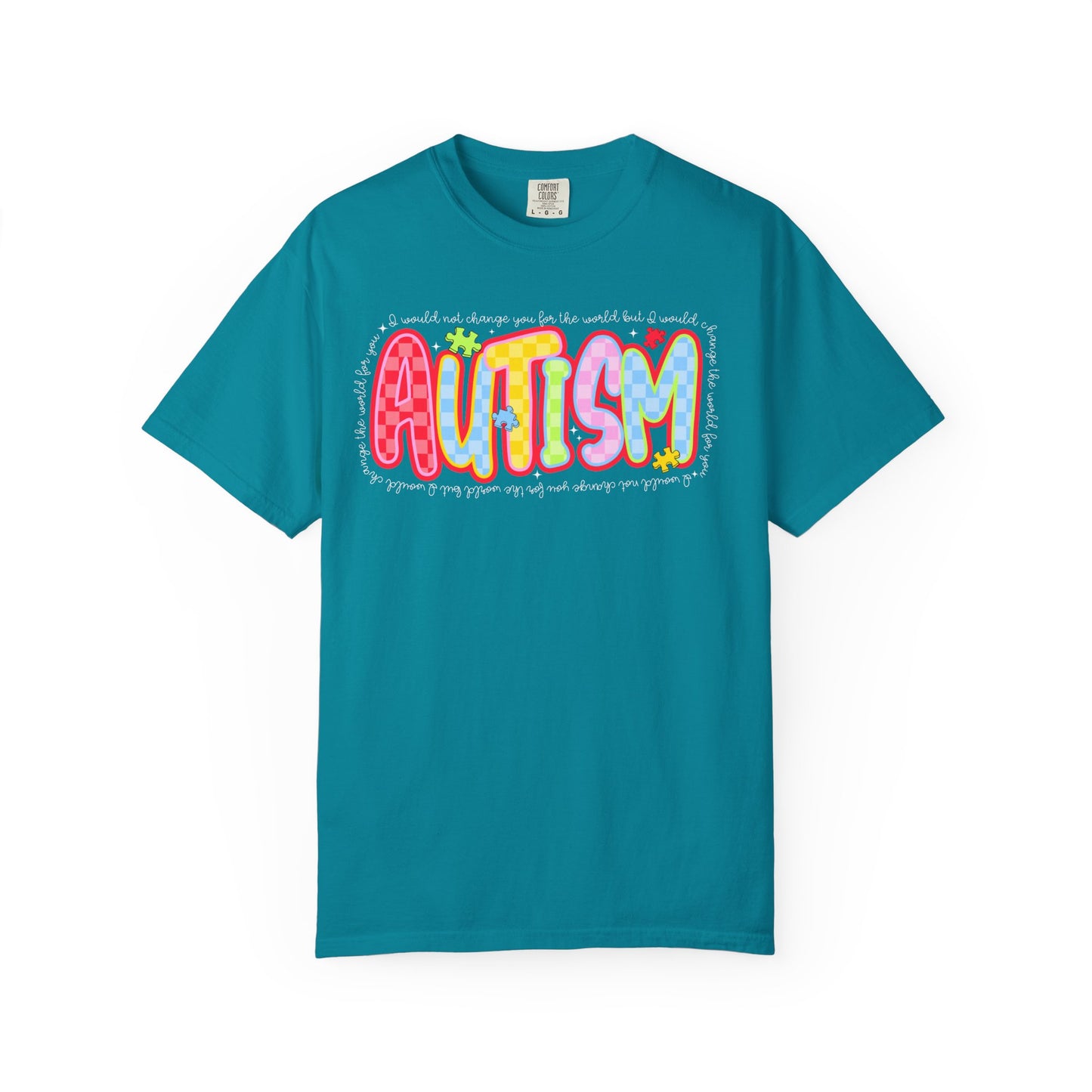 T-Shirt — Colorful 'Autism' Pride Graphic Tee