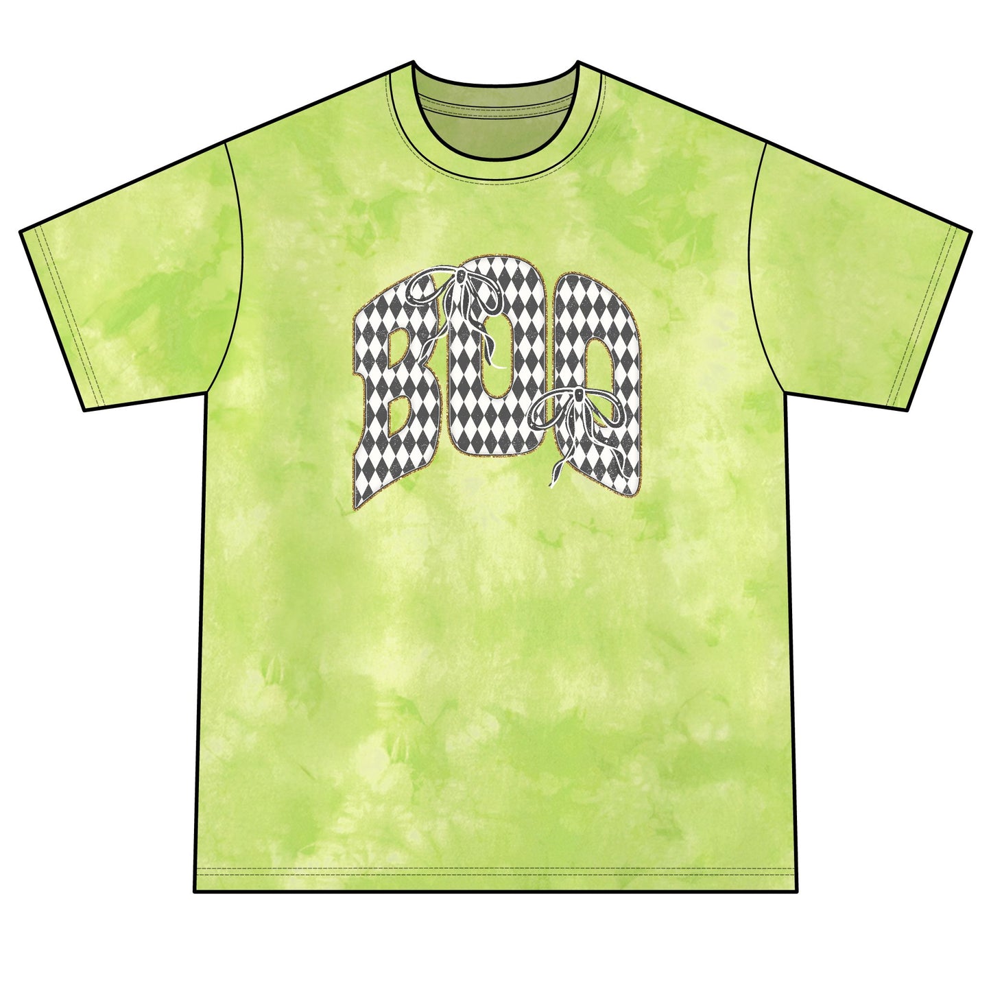 Boo Unisex Crystal Tie-Dye Tee