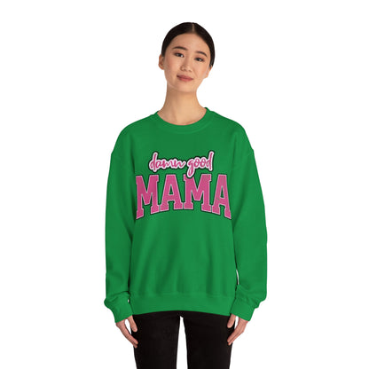 Damn good mama Unisex Heavy Blend™ Crewneck Sweatshirt