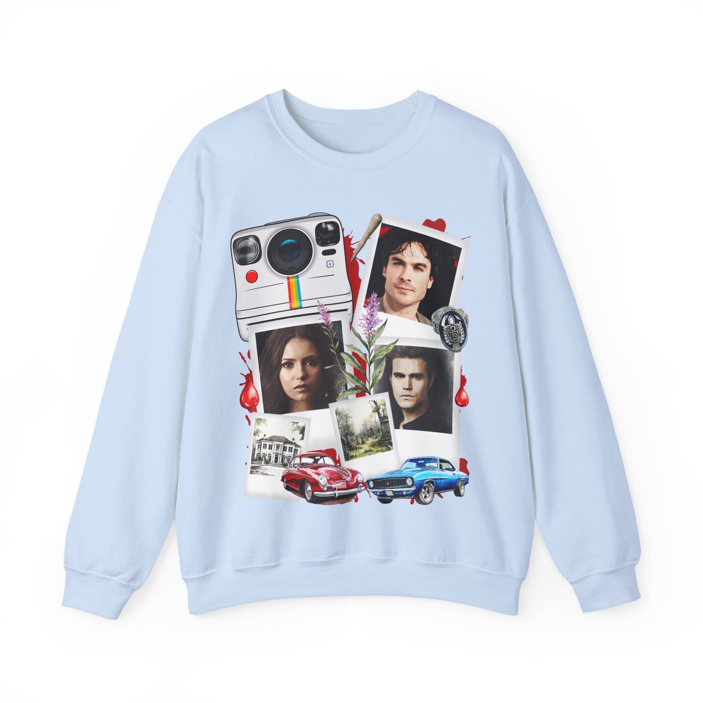 Vampire diaries  Collage Crewneck Sweatshirt