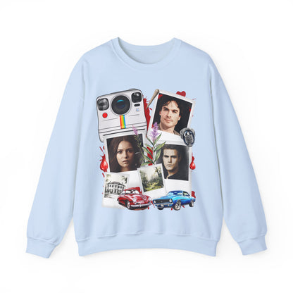 Vampire diaries  Collage Crewneck Sweatshirt