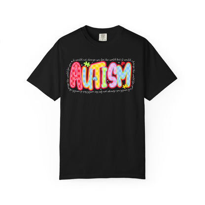 T-Shirt — Colorful 'Autism' Pride Graphic Tee