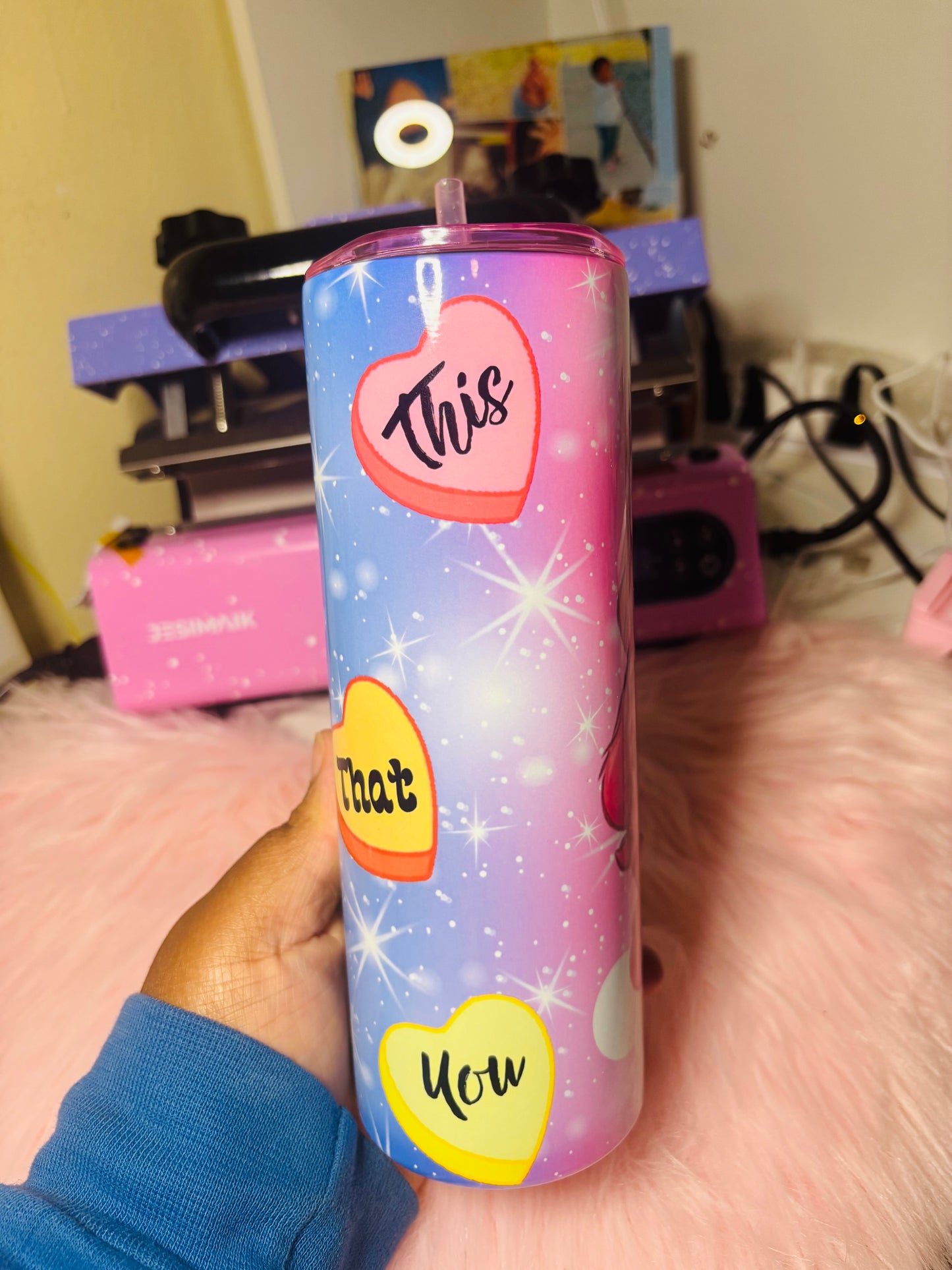Swear bear 20oz tumbler