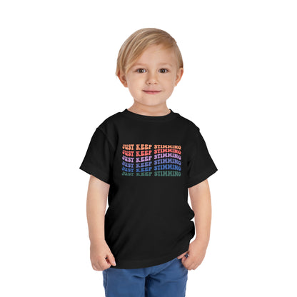 just keep stimming Toddler Short Sleeve Tee