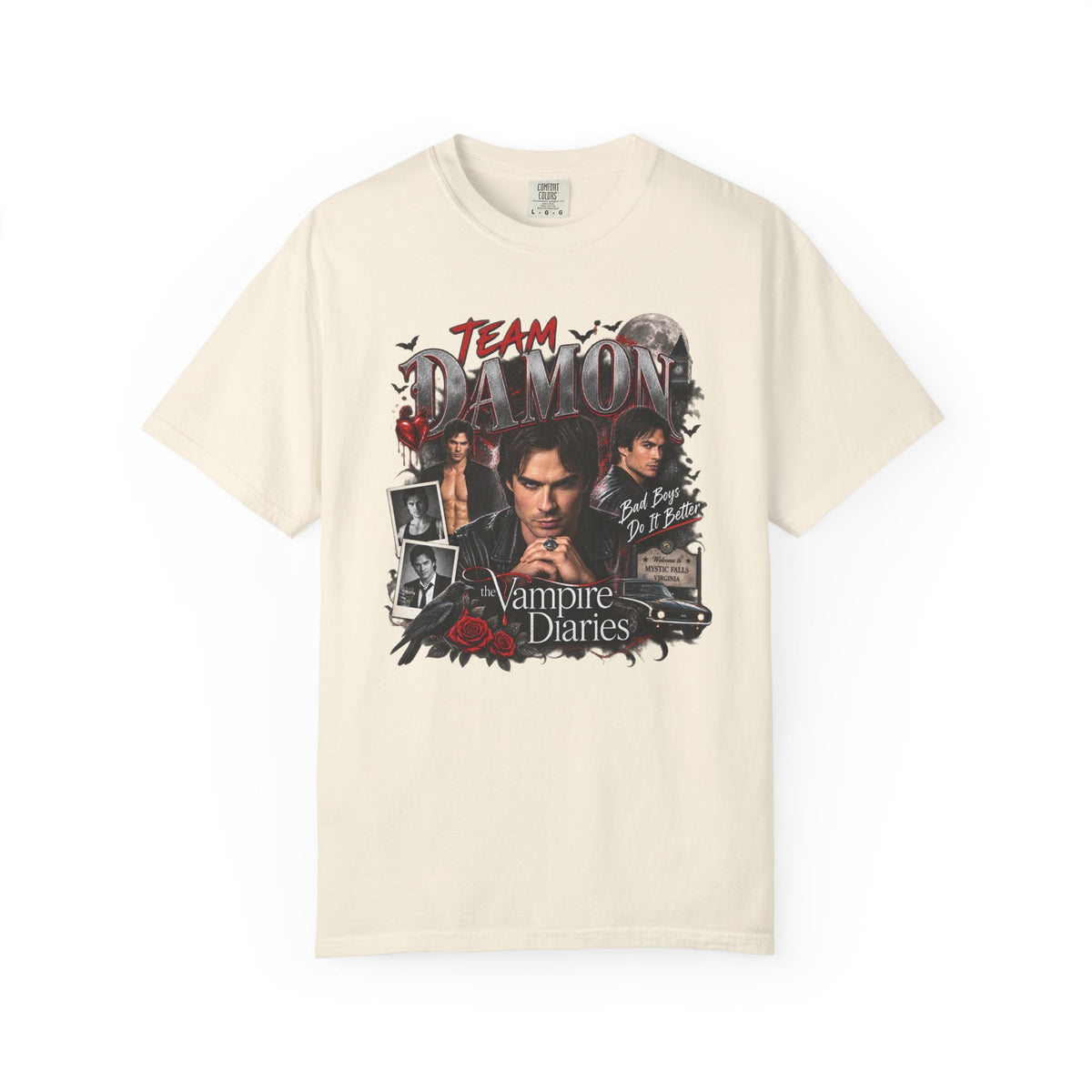 Team Damon Unisex Garment-Dyed T-shirt