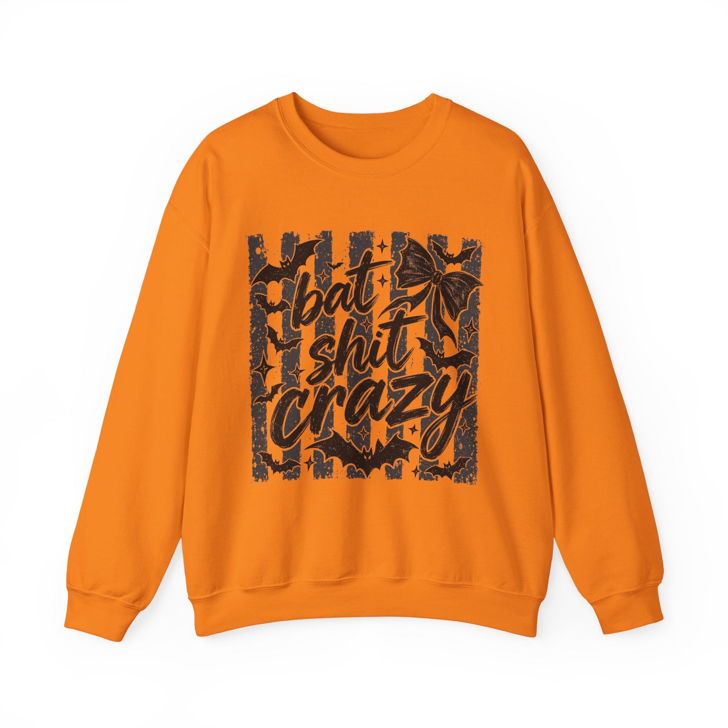 Bat shit crazy Unisex Heavy Blend™ Crewneck Sweatshirt