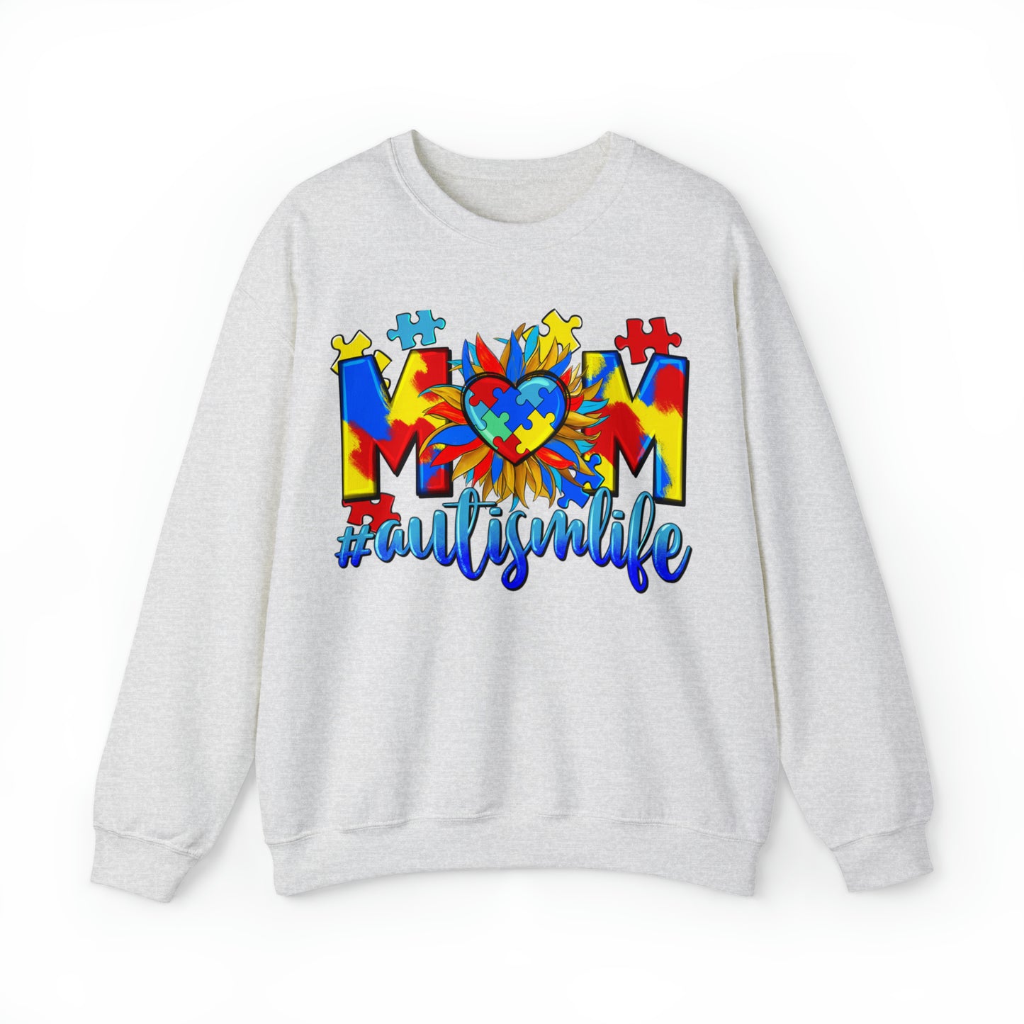 Autism Mom life Crewneck