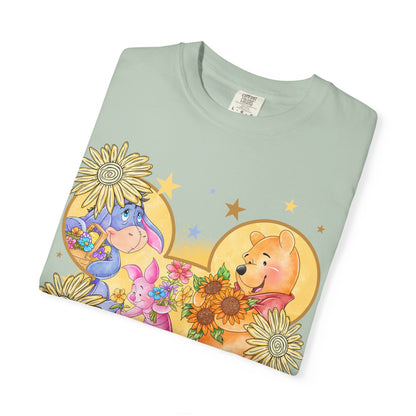 Pooh and crew Unisex Garment-Dyed T-shirt