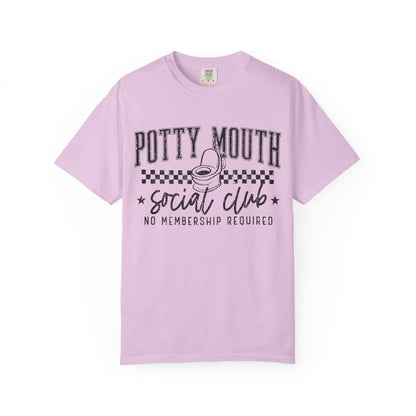 Potty Mouth Social Club T-Shirt — Funny Toilet Graphic Tee