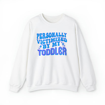 Victimized by my Toddler Unisex Heavy Blend™ Crewneck Sweatshirt