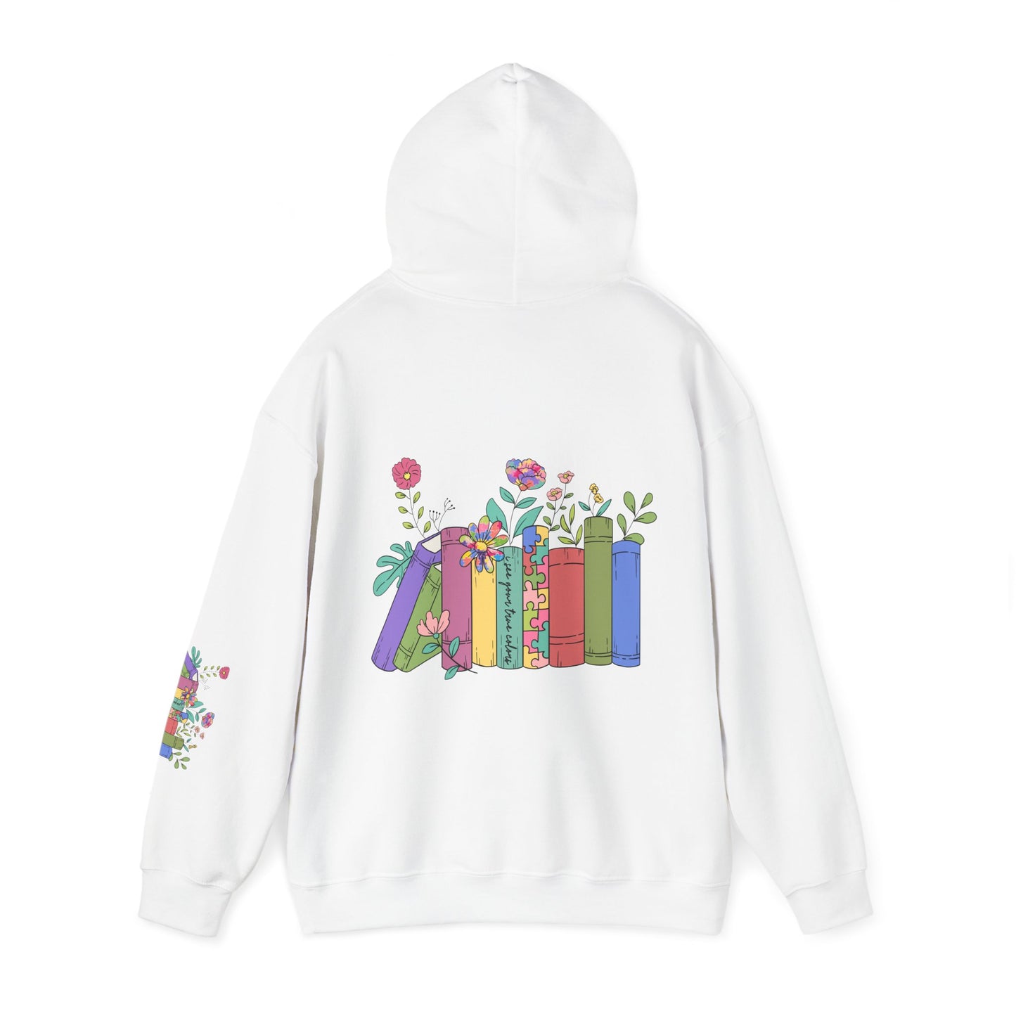 define autism Unisex Heavy Blend™ Hooded Sweatshirt