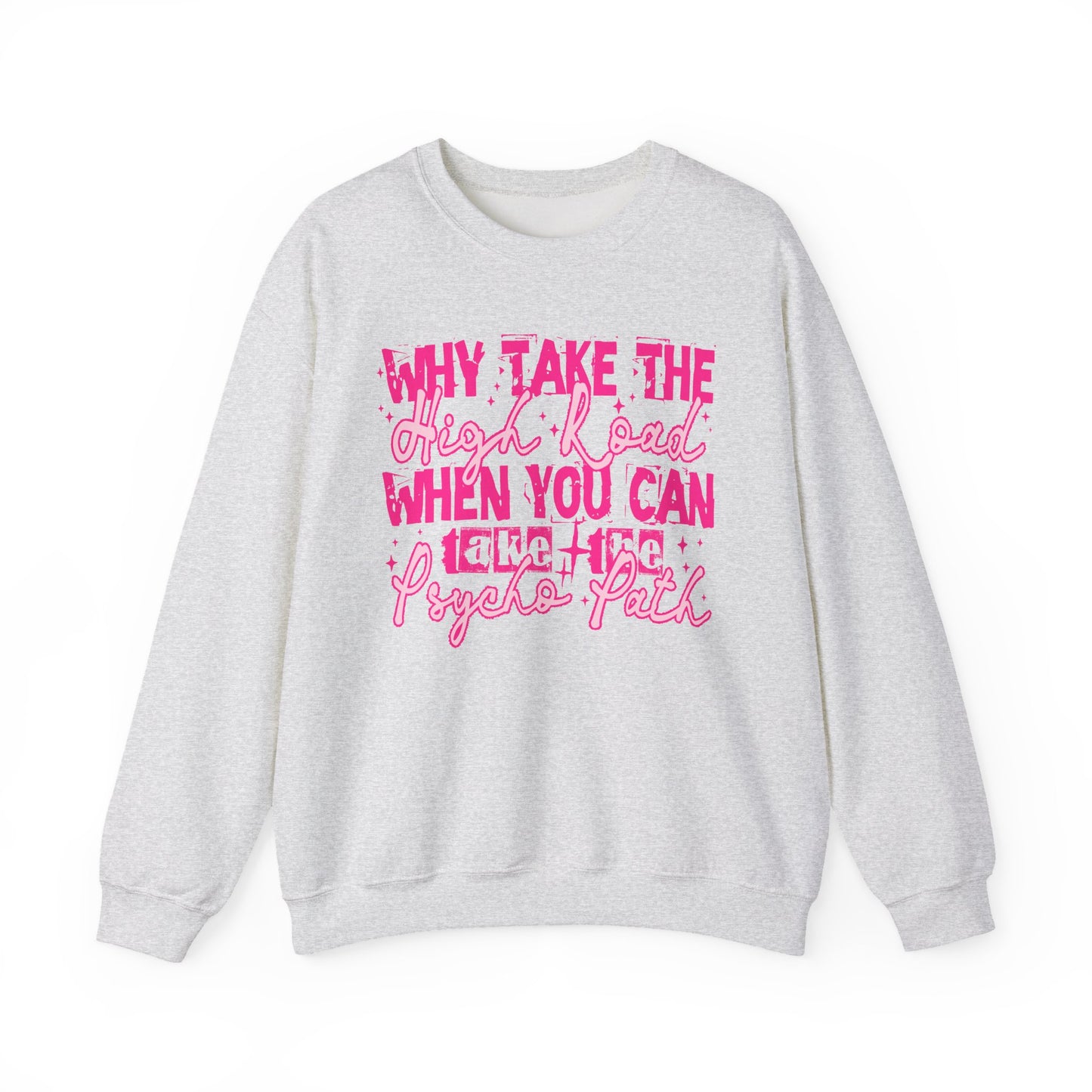 Psycho-Vibe Crewneck Sweatshirt | Fun Unisex Gift, Cozy Casual Wear, Trendy Street Style, Everyday Relaxation