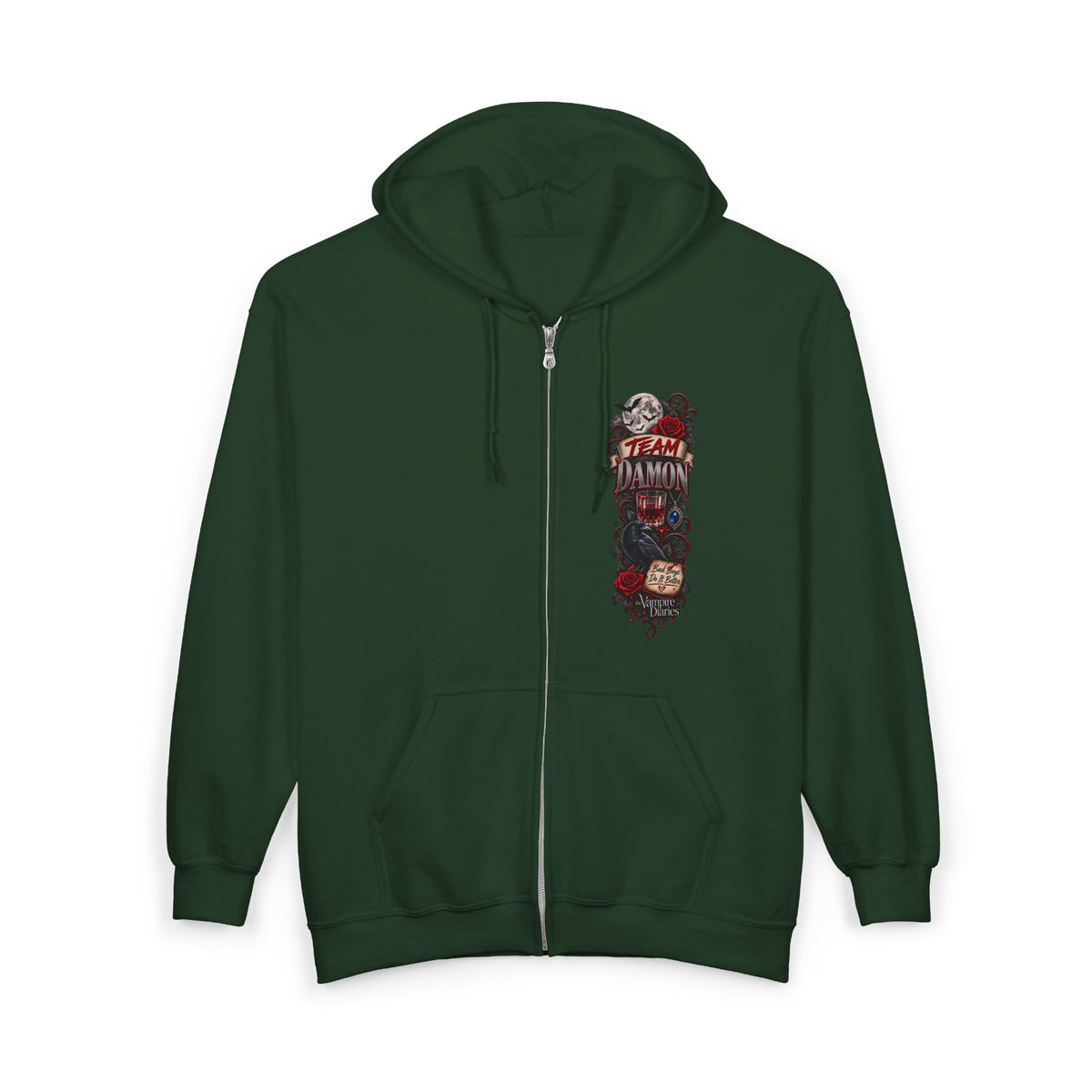 Team  Damon Unisex Heavy Blend™ Full Zip Hooded Sweatshirt