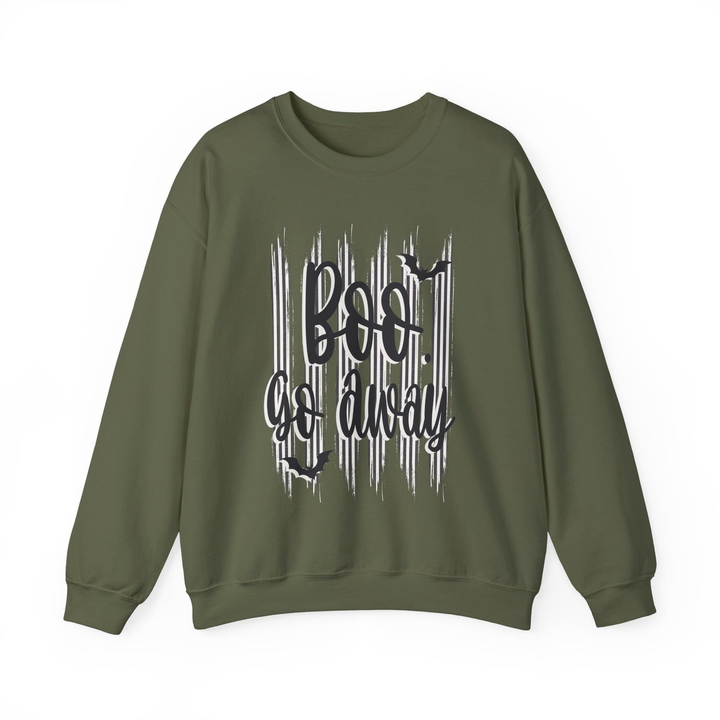 Boo go away Unisex Heavy Blend™ Crewneck Sweatshirt