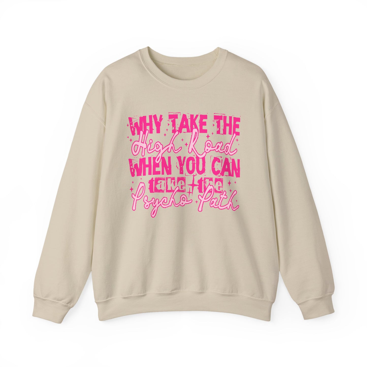 Psycho-Vibe Crewneck Sweatshirt | Fun Unisex Gift, Cozy Casual Wear, Trendy Street Style, Everyday Relaxation