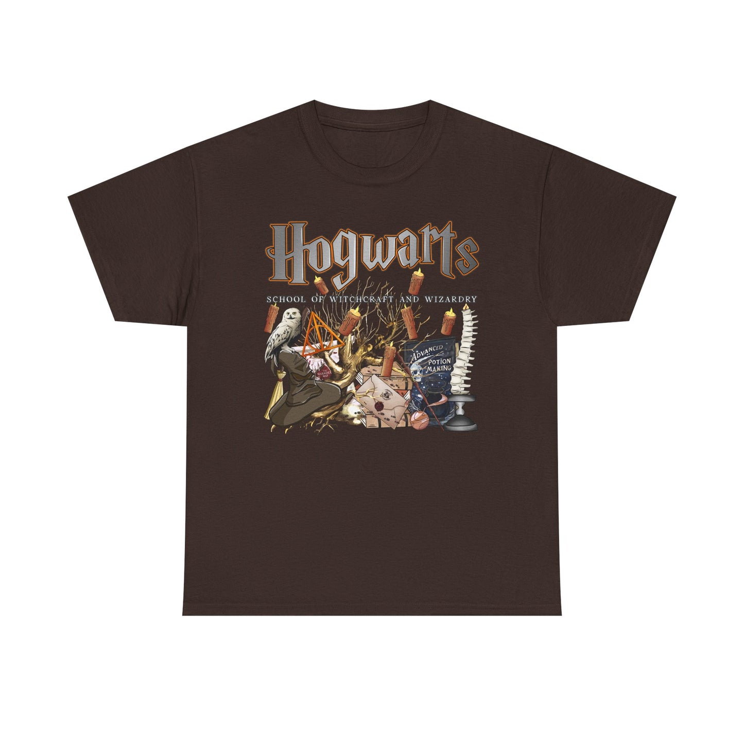 Hogwarts-Themed Unisex Cotton Tee