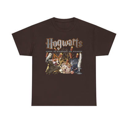 Hogwarts-Themed Unisex Cotton Tee