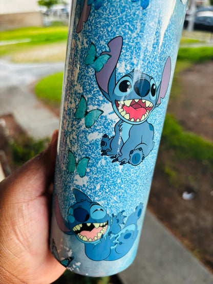 Butterfly stitch 20oz tumbler