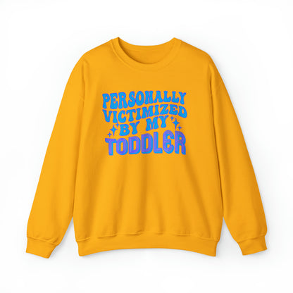 Victimized by my Toddler Unisex Heavy Blend™ Crewneck Sweatshirt