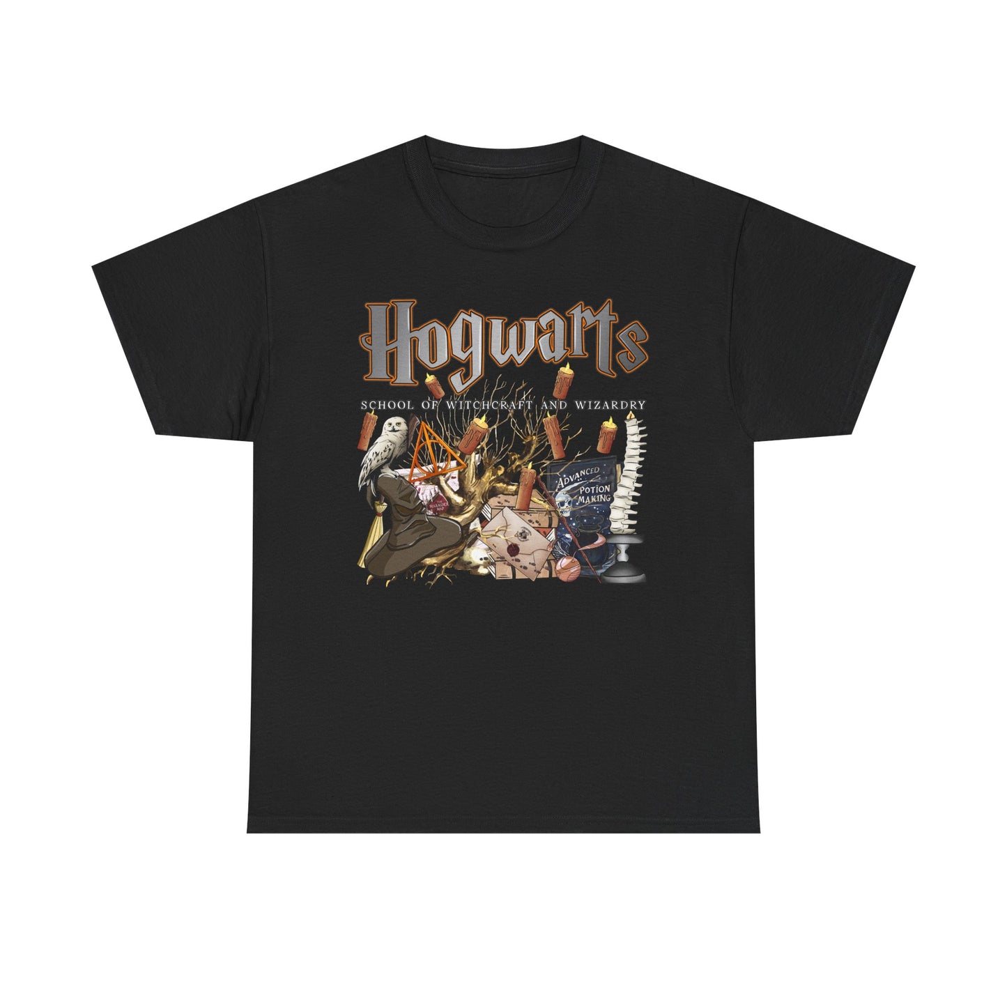 Hogwarts-Themed Unisex Cotton Tee