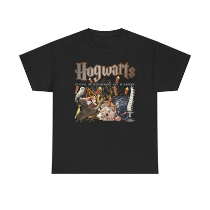 Hogwarts-Themed Unisex Cotton Tee